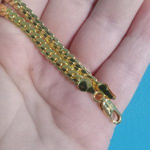 18k gold plated chain